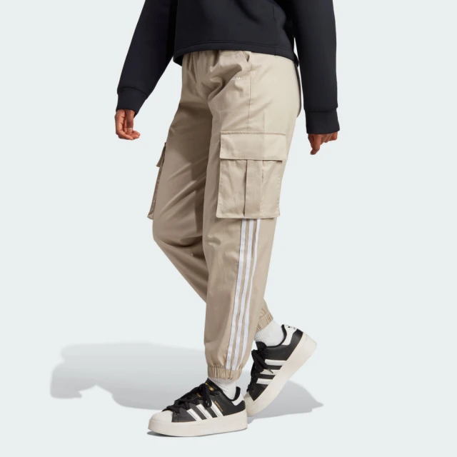 adidas 愛迪達 長褲 女 運動褲 工裝褲 三葉草 亞規 CARGO PANTS 卡其 IR9797