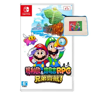 【Nintendo 任天堂】NS 瑪利歐＆路易吉RPG 兄弟齊航！ 中文版(台灣公司貨-附預購特典)