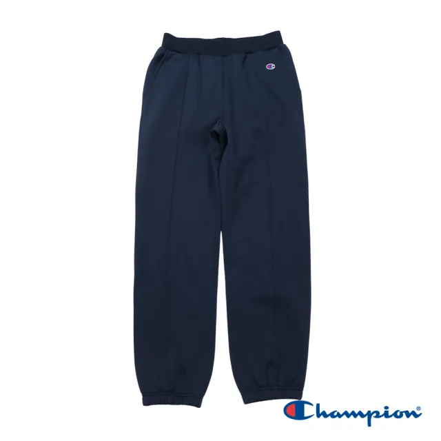 【Champion】官方直營-SPORTS 刺繡C標素色拉絨保暖休閒運動長褲-女(3色可選)