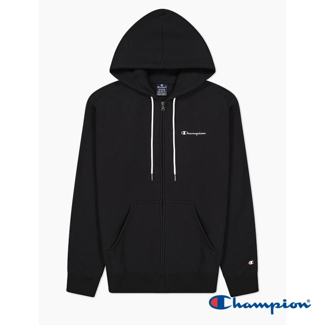 Champion 官方直營-LEGACY 經典刺繡草寫LOGO連帽外套/休閒外套-男(2色可選)