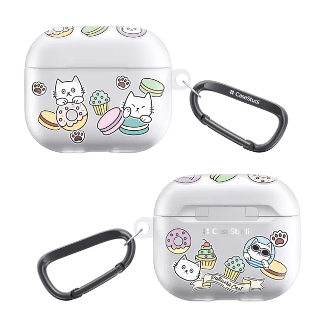 【Casestudi】AirPods 4 CAST 貓咪系列充電盒保護殼(AirPods 4 保護殼)