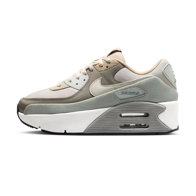 NIKE 耐吉 Air Max 90 LV8 女鞋 灰色 復古 雙層氣墊 緩震 運動 厚底 休閒鞋 FD4328-108