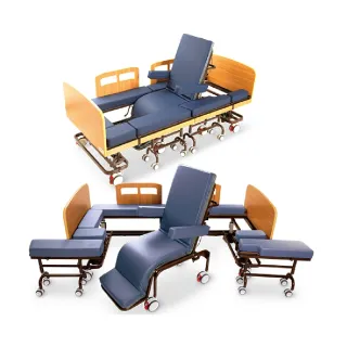 【海夫健康生活館】名一分離式移位床 未滅菌 YOFA 名一生技 泡棉床墊｜電動床結合床椅｜電動升降(YM2000B)