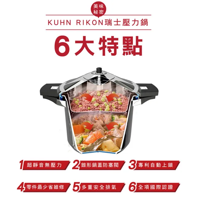 【Kuhn Rikon】瑞士壓力鍋雙柄(8L)