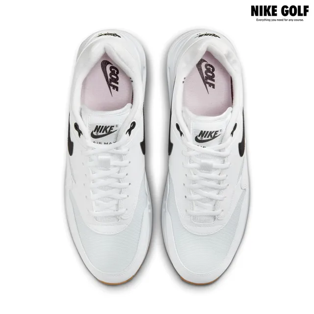 【NIKE GOLF】男款 Nike Air Max 186 OG G  Nike高爾夫球鞋(白色/黑色/膠棕色)