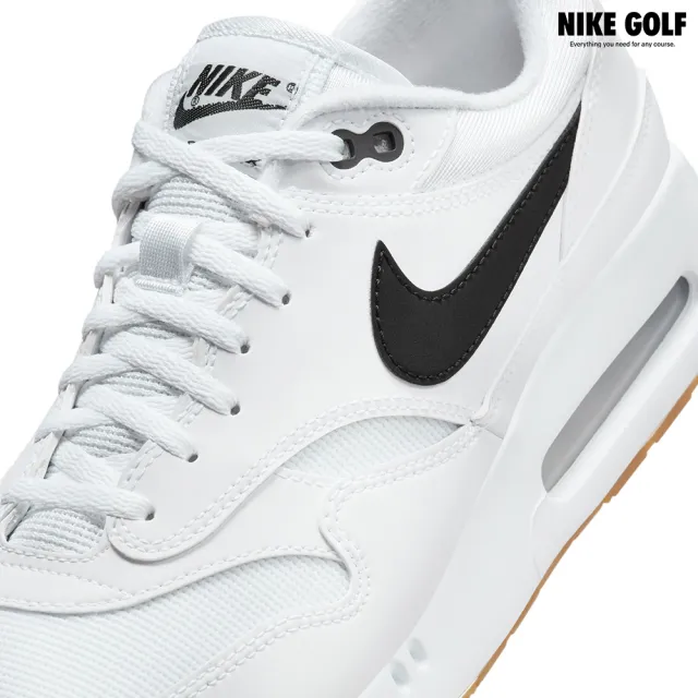 【NIKE GOLF】男款 Nike Air Max 186 OG G  Nike高爾夫球鞋(白色/黑色/膠棕色)