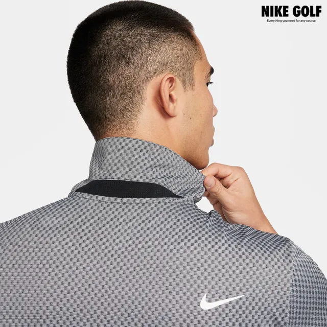 【NIKE GOLF】男款 Nike Tour DriFIT高爾夫球衫(黑色/深煙灰色/淺煙灰色/白色)