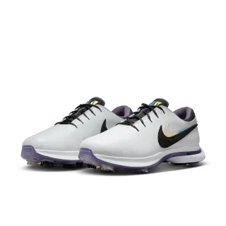 【NIKE GOLF】男款 Nike Air Zoom Victory Tour 3 NRG 寬楦頭高爾夫鞋(高峰白色/黑色-淡紫色底)