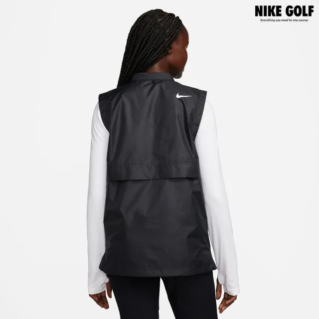 【NIKE GOLF】女款 Nike Tour Repel 高爾夫馬甲背心(黑色)