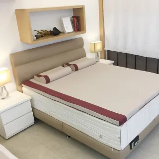 【TENDAYS】玩色柔眠記憶床5尺標準雙人(焦糖莓 5.5cm厚可捲收薄墊)