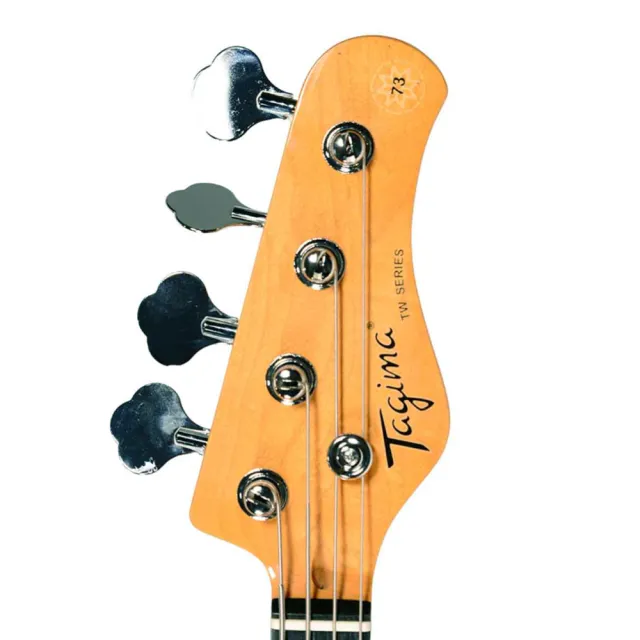 【Tagima】TW-73 Bass Guitar White 巴西 電貝司 附贈台灣製雙背厚棉電吉他袋