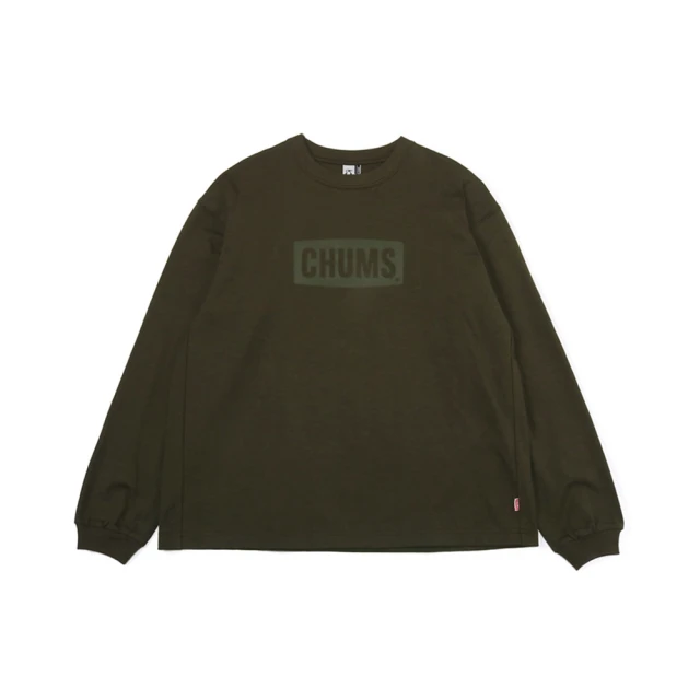 CHUMS CHUMS 休閒 Heavy Weight CHUMS Logo L/S T-Shirt長袖T恤 橄欖綠 男(CH012298M032)