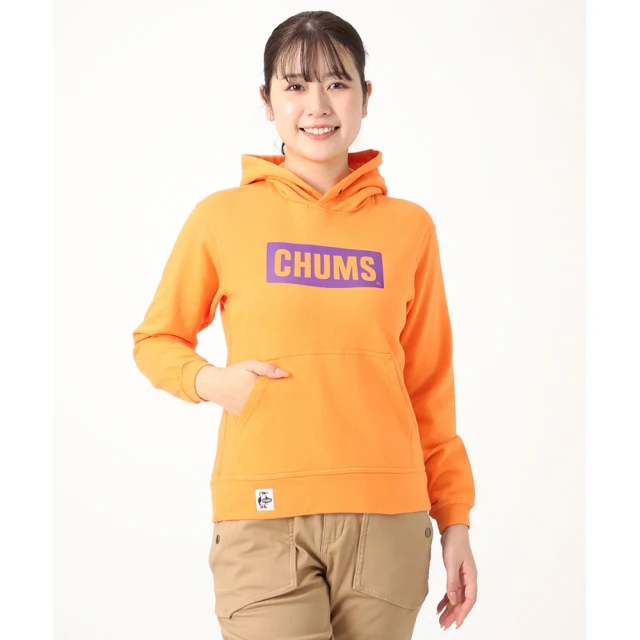 CHUMS CHUMS 休閒 CHUMS Logo Pullover Parka LP連帽上衣 橘色 男(CH001443D001)