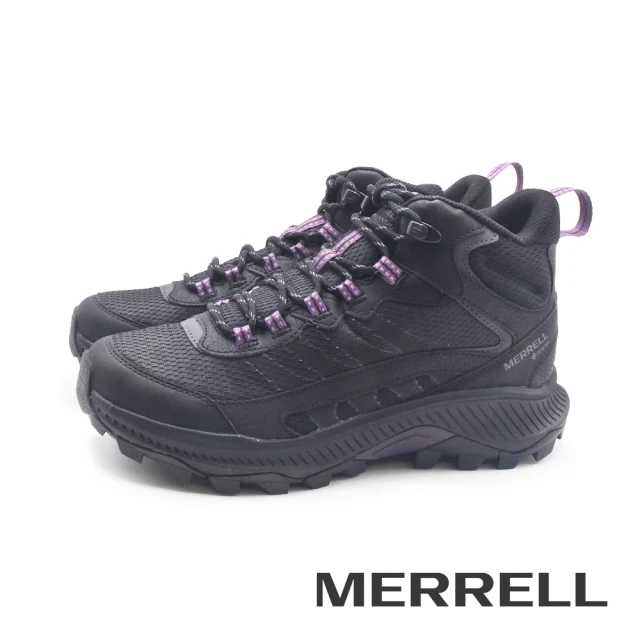 MERRELL 女 SPEED STRIKE 2 MID GTX 中筒防水登山健行鞋 女鞋(黑紫色)