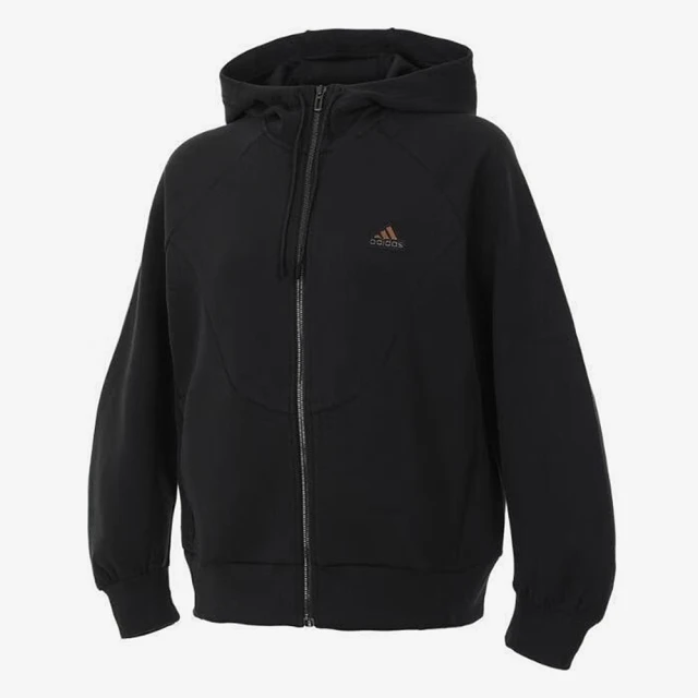 adidas 愛迪達 外套 男 運動連帽外套 MW DK FZ HD 黑 JX6838