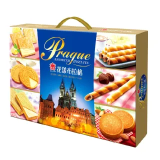 【義美】義美花漾布拉格綜合西點禮盒2盒組(449g/盒)