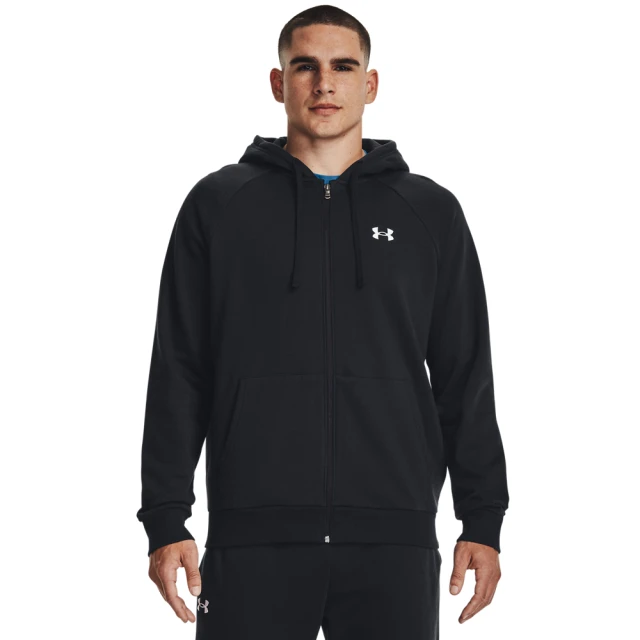 UNDER ARMOUR UA 男 Rival Fleece 連帽外套_1379863-001(黑)