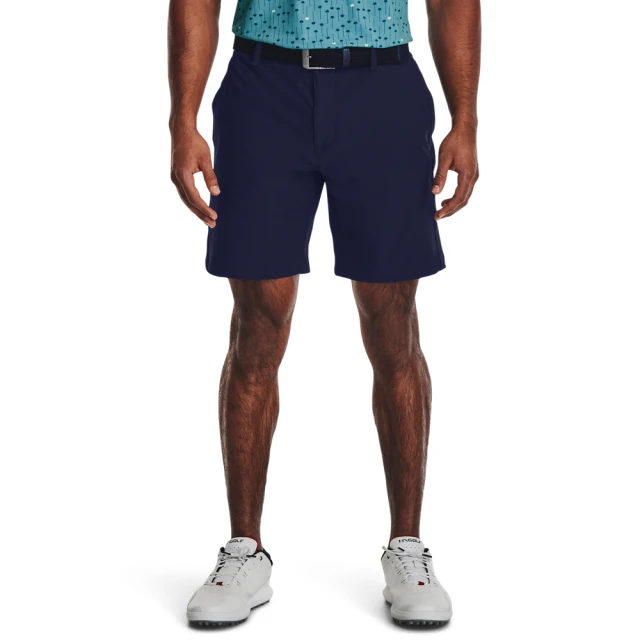 UNDER ARMOUR UA官方直營 男 Iso-Chill 高爾夫短褲 運動短褲_1370083-410(藏藍)