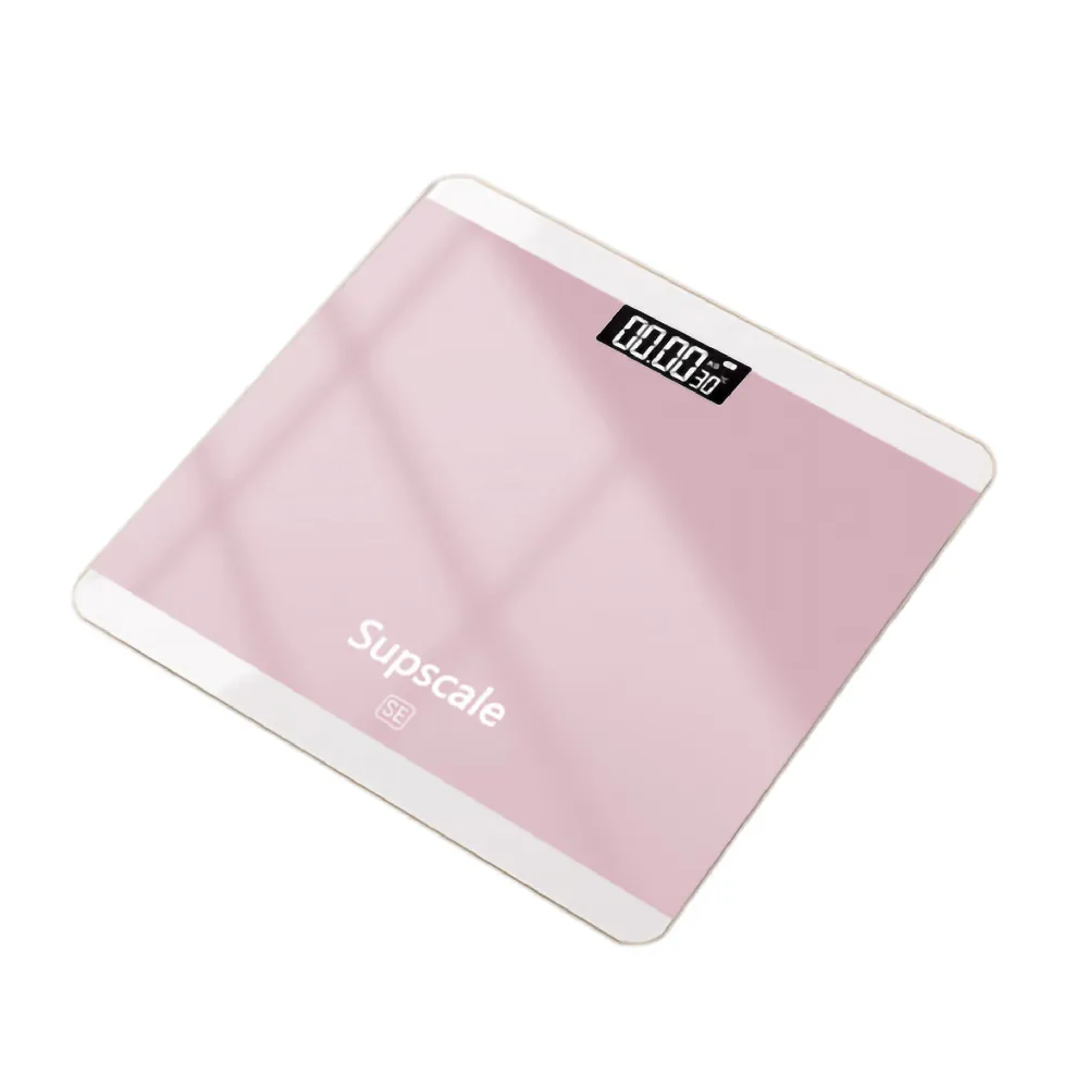 【粉美家居】智能家用電子體重計(LCD 人體秤 體重秤 體重機 鋼化玻璃 量體重 電子秤 bmi 計重器)