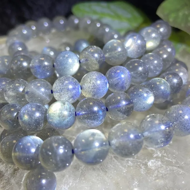【Cozy 世界水晶原礦與茶】彩拉長強光 8mm 21-5(有助提升睡眠素質消除疲勞)