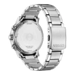 【CITIZEN 星辰】Chronograph 亞洲限定 光動能碼錶計時腕錶-銀綠(CA0840-87X)