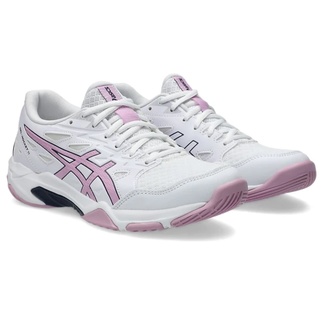 asics 亞瑟士 排羽球鞋 女鞋 運動鞋 休閒鞋 GEL-ROCKET 11白粉 1072A093-105