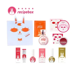 【Recipebox】韓國 兒童彩妝禮盒套組 精緻套組(兒童化妝品/天然彩妝/可撕式指甲油/兒童彩妝/美妝禮盒)