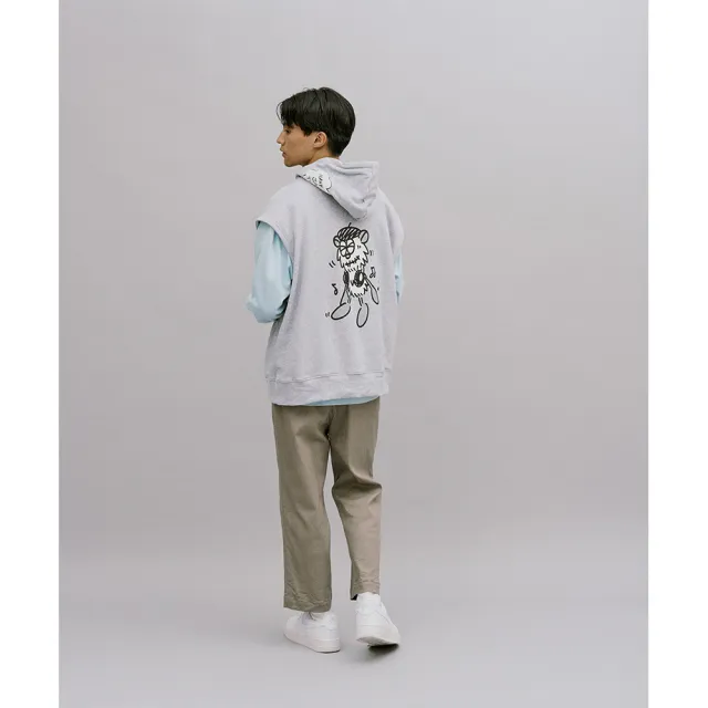 【plain-me】男女款Billy Pants 斜紋棉比例神褲 褲子 PLN3565(長褲 休閒褲)