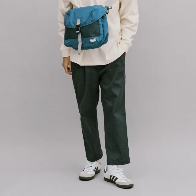 【plain-me】男女款Billy Pants 斜紋棉比例神褲 褲子 PLN3565(長褲 休閒褲)