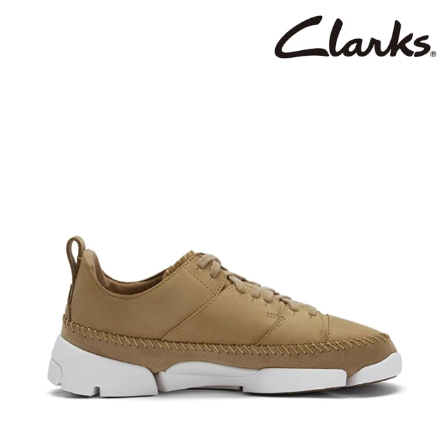 Clarks 男鞋 三瓣鞋2.0 Trigenic2 Tact手工縫線工藝設計輕盈寬楦休閒鞋(CLM80734C)