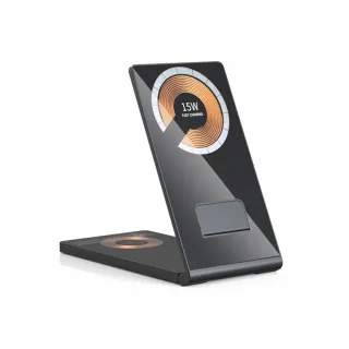 【生活小集】4合1折疊磁吸無線充 T05 15W(無線充電 Magsafe 雙認證 快速充電 充電手機架 Qi無線充電)