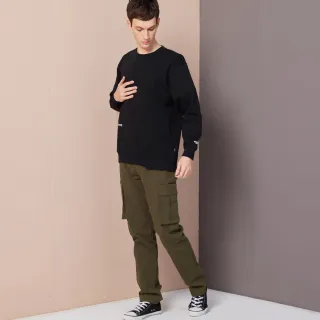 【JEEP】男裝 立體多口袋工裝長褲(綠色)