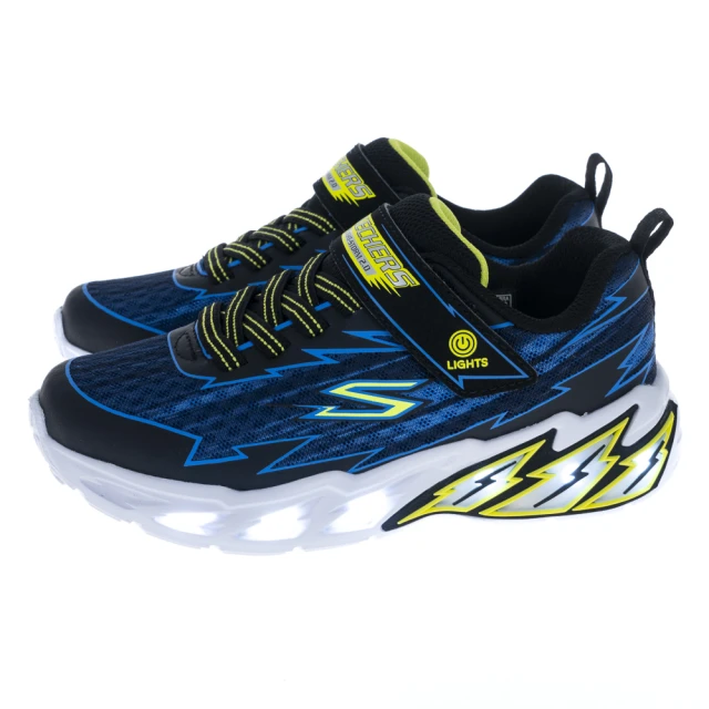 SKECHERS 男童系列 男童鞋 燈鞋 LIGHT STORM 2.0(400149LBKBL)