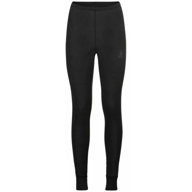 【ODLO】女 ECO銀離子保暖型長褲『黑』159121(快乾 運動 慢跑 登山 戶外 排汗衣)