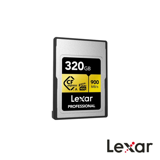 【Lexar 雷克沙】Professional Gold Series 專業CF卡 Cfexpress Type A Card 320GB(公司貨)