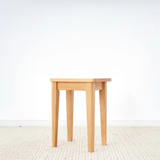 【HOMEE 合宜家居】ANGERS實木椅凳二入組＿可搭配AMBRA延伸餐桌收納(實木、椅凳)