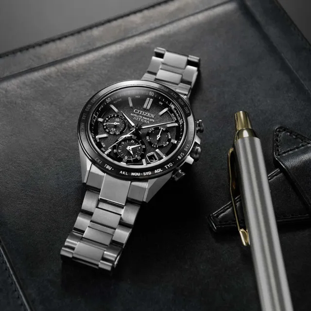 【CITIZEN 星辰】GENTS GPS衛星對時鈦金屬光動能男錶/44.6mm 母親節(CC4058-67X)
