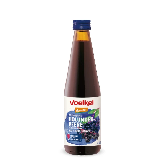 Voelkel 接骨木原汁demeter*3瓶(330ml/瓶)