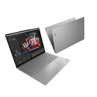 【Lenovo】RGB遊戲滑鼠組★14.5吋Ultra 9 RTX4060觸控AI筆電(Yoga Pro 7/83E2009CTW/Ultra 9-185H/32G/1T)