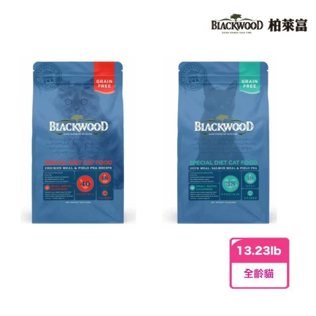 BLACKWOOD 柏萊富 特調無穀配方貓糧系列 - 13.23LB(貓飼料/貓乾糧/貓糧)