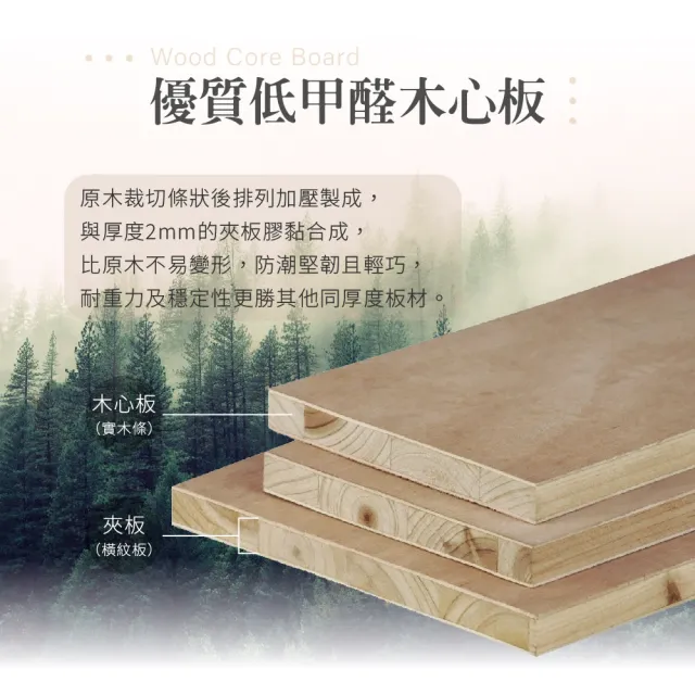 【IHouse】沐森 房間2件組-單大3.5尺(插座床頭+收納抽屜底)