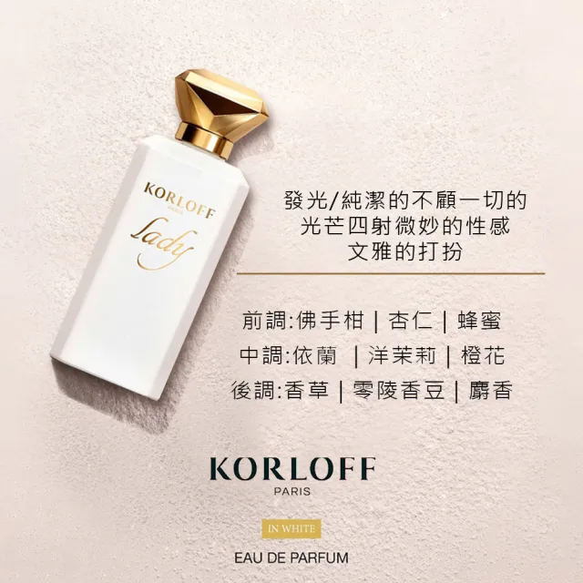 【Korloff】繆斯神話女性淡香精50ml(專櫃公司貨)