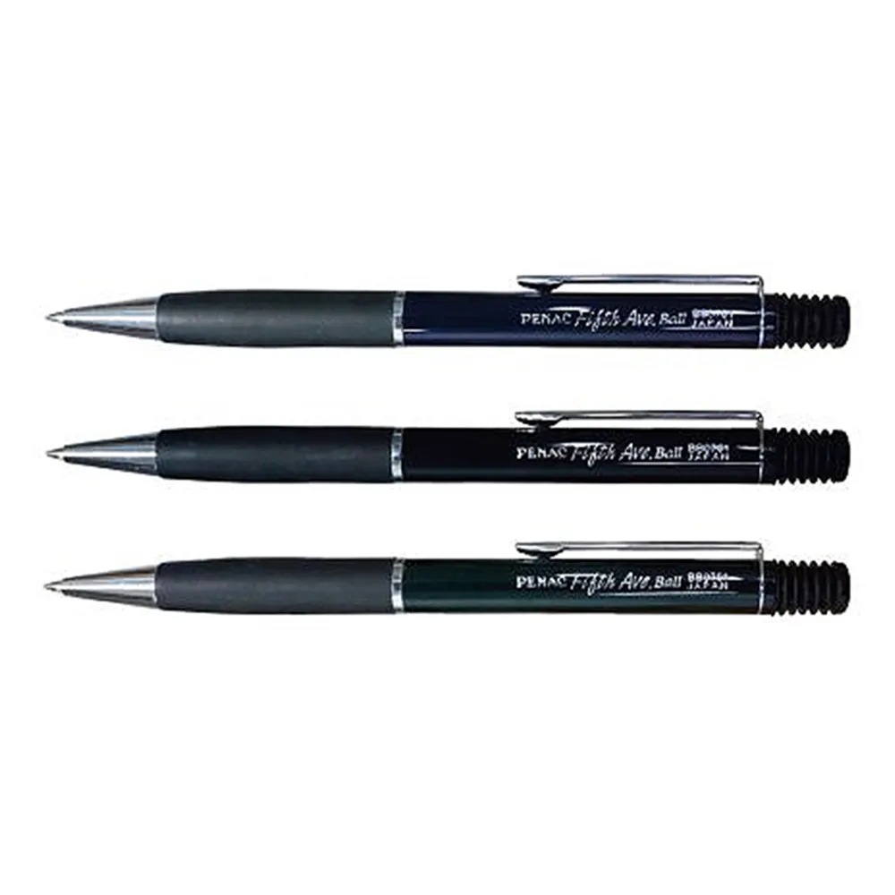 O.B. PENAC Fifth Ave 自動原子筆藍芯0.7mm 筆桿顏色隨機/支#BB0701 - momo購物網- 好評推薦-2026年1月