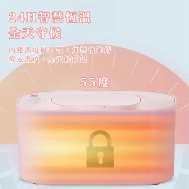 智能調溫USB濕巾加熱器(水潤保濕 濕紙巾保溫器 濕紙巾盒 寶寶濕巾 恒溫加熱機)