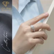 【CF鑽飾】女戒 莫桑鑽《共度一生》(1克拉 雙十慶限定 戒指 鑽戒 禮物 求婚 生日)
