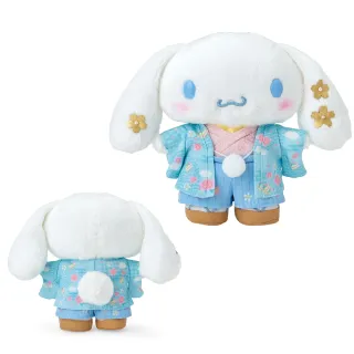 【小禮堂】Sanrio 三麗鷗 絨毛玩偶娃娃 - 和服款 Kitty 美樂蒂 大耳狗 酷洛米(平輸品)