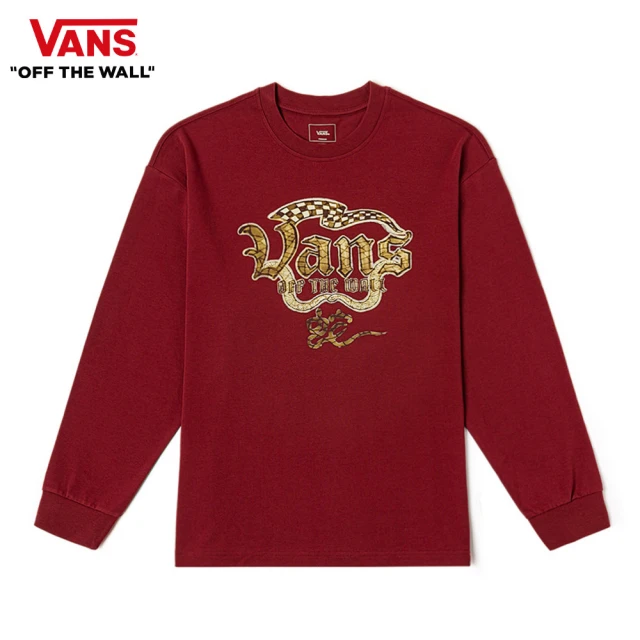 VANS 官方旗艦 蛇年限定系列 男女款紅色長袖T恤