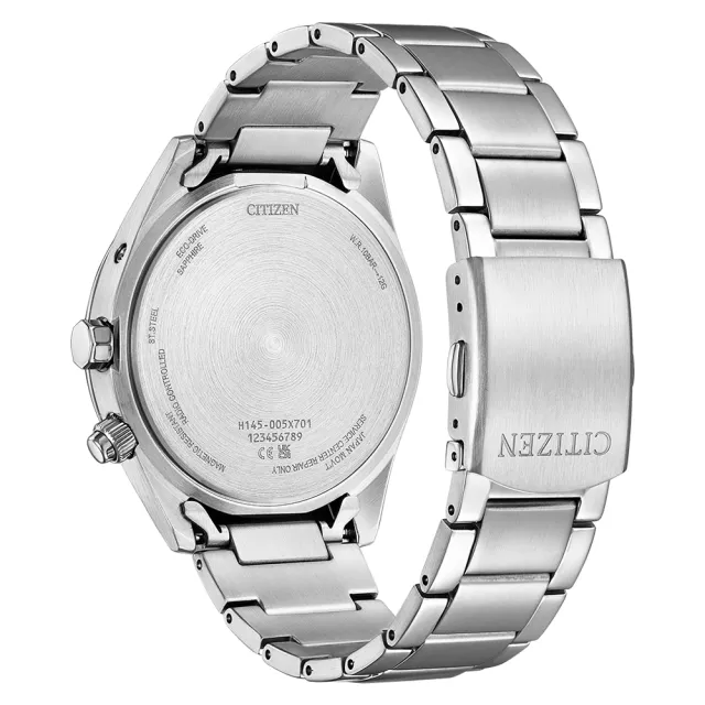 【CITIZEN 星辰】GENTS 五局電波萬年曆光動能抗磁男錶/43mm(CB0270-87A)