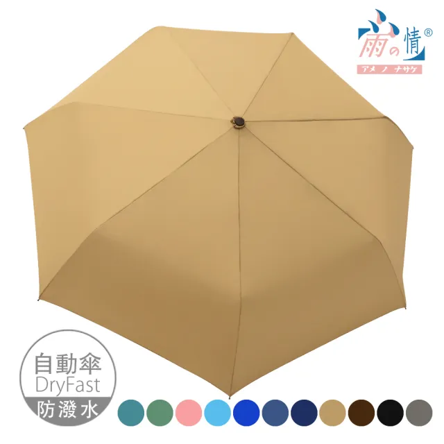 【雨之情】簡約時尚摺壘自動傘(雨傘/折疊傘/摺傘/自動開收)
