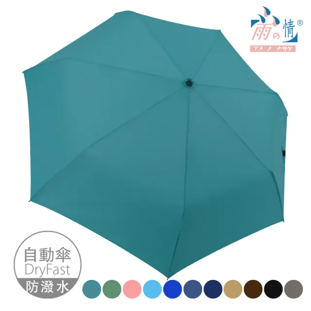 【雨之情】簡約時尚摺壘自動傘(雨傘/折疊傘/摺傘/自動開收)